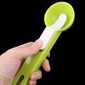 Ice Cream Scoop, Sapoon, Cup Green color, Ice cream Spoon. 