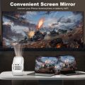 P30, P330 & P50 Smart Android 11 Projector Quad Core Dual Wifi6 Support 4K 1080P BT5.0 native 1280*720P Allwinner H713 Home Cinema Outdoor Indoor Projector better than HY300 HY320. 