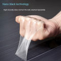 1MM Thick Nano Double-Sided Adhesive Strong Transparent Nano Tape Traceless Acrylic  Patch Universal Adhesive. 