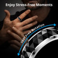 2024 COLMI R11 Smart Ring, Fidget Spinner Anxiety Relieve Ring with Charging Case for Men, Health Sleep Monitor, 5ATM Waterproof. 