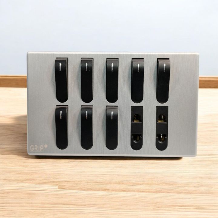 8 Switches+2 Sockets Electric China Fitting Sheet China Switch Board ...