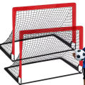 2pcs Portable Soccer Goals for Backyard, Indoor and Outdoor Pop Up Soccer Goals. 