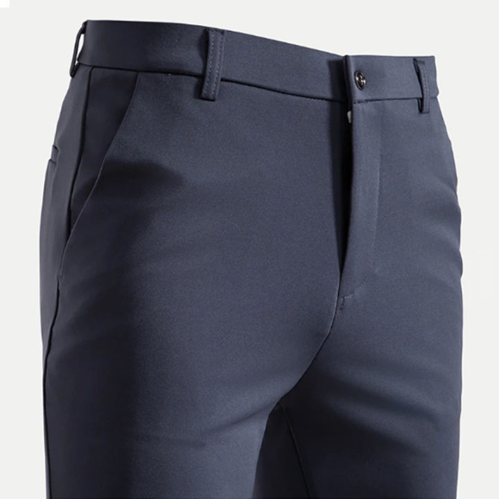 29-42 Men's Summer Thin Fashion Business Casual Suit Pants Long Pants ...