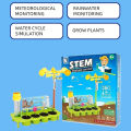 STEM Weather Station Climate Lab – Educational DIY Toy for Kids with Real Weather Tracking Tools & Plant Growth Module. 