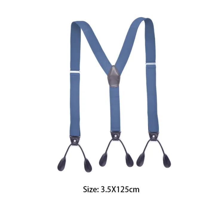 Men%20Women%20Adult%20Vintage%20Suspenders%20Leather%20Trimmed%20Button%20End%20Y%20Back%20Adjustable%20Elastic%20Trouser%20Braces%20Straps%20Belt%20-%20Image%205