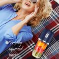 Electric Juicer Cup For Travel Portable Juicer Mixer 6 Blades Usb Fresh Fruit Juice Personal Blender Portable Blender Smoothie. 