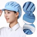 Hat Kitchen Cooking Chef Cap Food Service Hair Nets Chic Work Accessories Women Bandage Adjustable Cap Solid. 