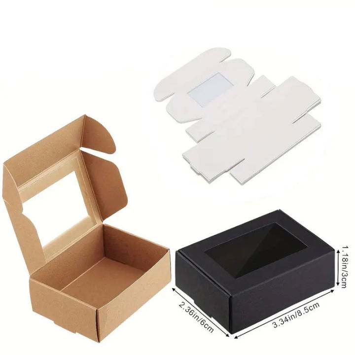 10pcs%20Square%20Cake%20Carriers%20Clear%20Windows,%20White%20Paper%20Boxes%20For%20Pies,%20Donuts,%20Muffins,%20Chocolates,%20Ideal%20For%20Weddings,%20Parties%20-%20Image%203