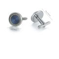 Blue Stud, Blue cufflinks Round ,luxur design amazing for him. 