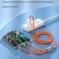 3 in 1 120W 6A Fast Power Type C Cable Micro USB  Cable for all mobile. 