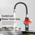 Briwellna Electric Faucet With Universal Spout Water Heater 220V Heating Tap Instant Water Heater Stainless Steel Faucet Geyser. 