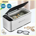 Powerful Ultrasonic Cleaner 500ML 46kHz for Jewelry Glasses Razor Circuit Board Watches Denture Teeth Ultrasound Washing Machine. 