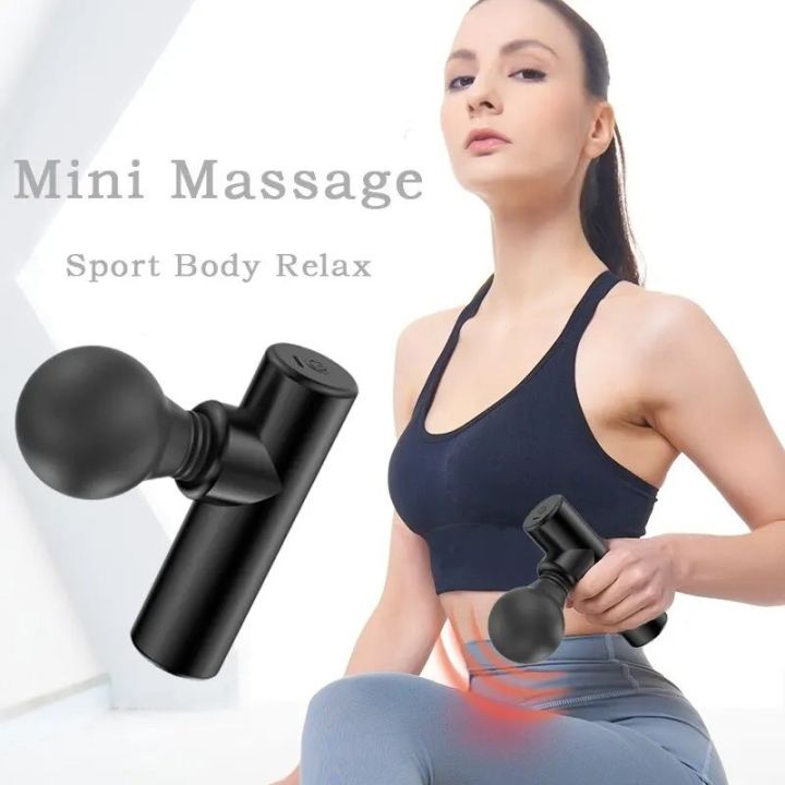 Powerful Personal Mini Massager for Women - Quiet Electric Body Back Neck Relief - Rechargeable Portable Magic Vibrarting Wand Massage