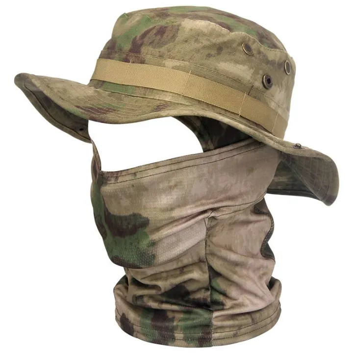 Women%20Men%20Hiking%20Fishing%20Boonie%20Hat%20Outdoor%20Sport%20Sun%20UV%20Protection%20Neck%20Face%20%20Adjustable%20Bucket%20Caps%20and%20Mask%20-%20Image%204