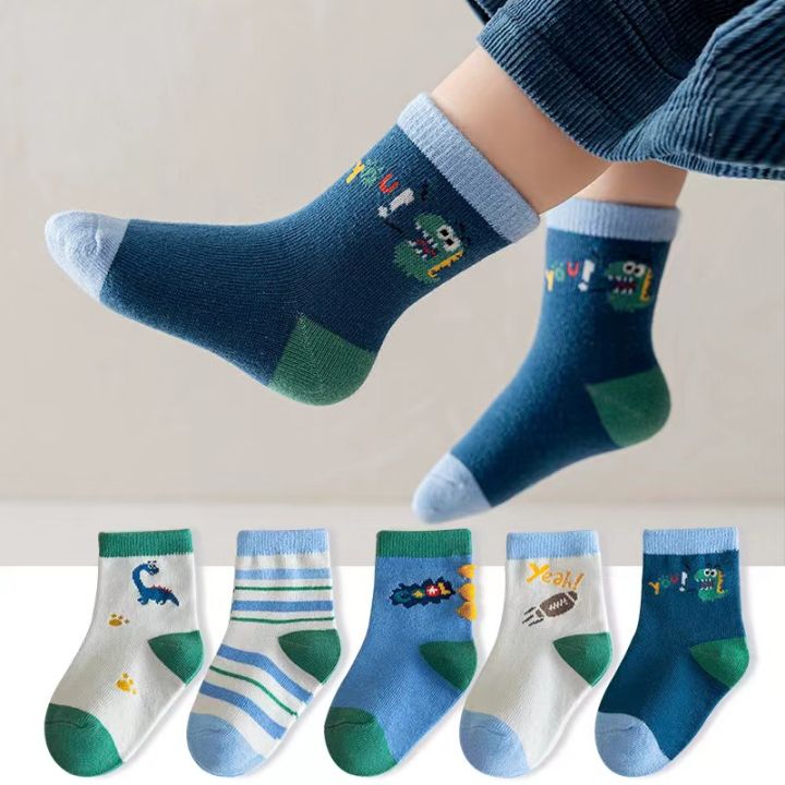 5%20Pairs%20Baby%20Children's%20Socks%20Cartoon%20Spring%20Autumn%20Animal%20Kids%20Sock%20Girls%20Cute%20Boy%20Toddler%20Socks%201-12%20Years%20-%20Image%206