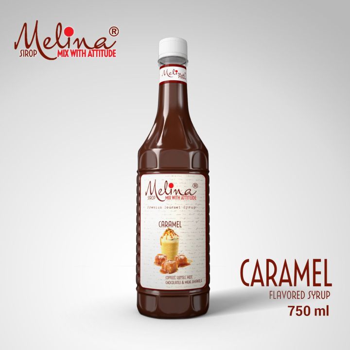 Melina - Caramel Flavored Syrup- 750ml