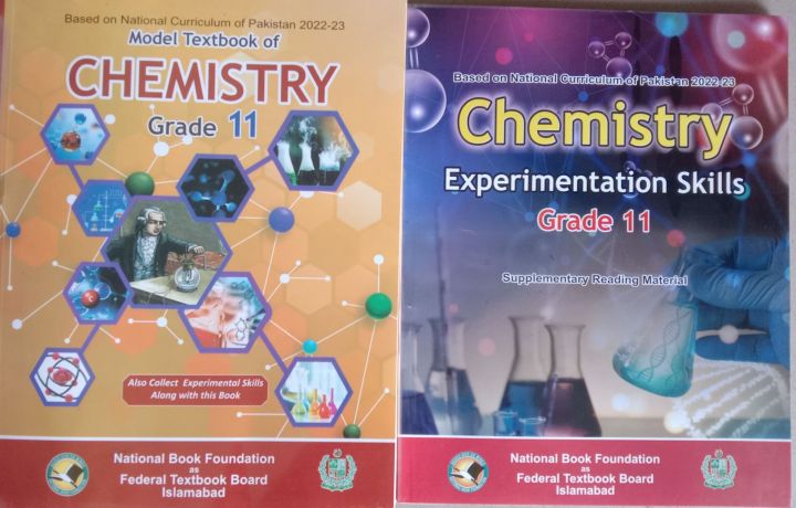 Text Book of Chemistry Grade 11 With  Experimerntation New Edition 2024 National Book Foundation as Federal Textbook Board Islamabad