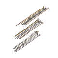 200pcs 16/20/25/30/35/40/45/50mm Flat Head/Ball Head/Eye Head Pins Metal Headpins For DIY Jewelry Findings Making Accessories. 