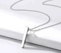 3pcs/Set Locket Set For Men Fashion Trendy Stainless steel Bar Stick Locket +Stainless steel Silver  Chain Braclate +Titanium Stainless steel Silver Ring For Men Neve Fade Color. 