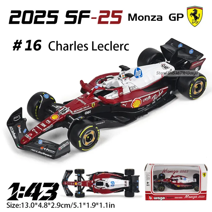 Bburago%201:43%20Monza%20GP%202025%20F1%20Scuderia%20Ferrari%20%20SF25%20#16%20Charles%20Leclerc%20#44%20Lewis%20Hamilton%20car%20model%20alloy%20car%20toy%20collection%20-%20Image%207