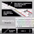 GameStop GS200 Mechanical RGB Gaming Keyboard With Outemu Brown Switches Rainbow Backlit RGB Ergonomic Design Gaming. 