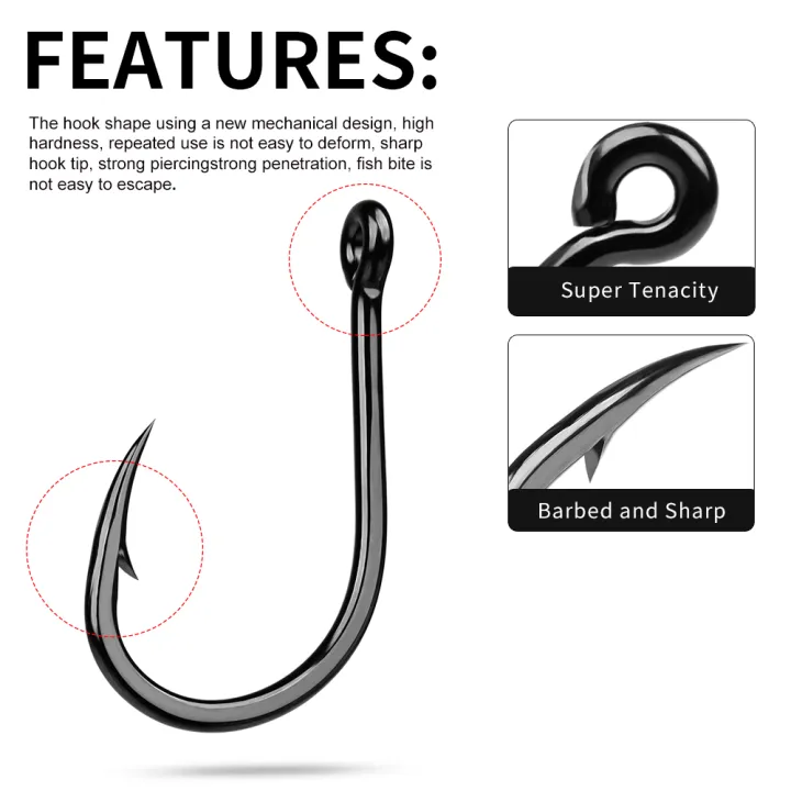 PROBEROS%2050pcs%201/0#-10/0#%20High%20Carbon%20Steel%20Barbed%20%20Fishing%20Hooks%20Saltwater%20Freshwater%20Fishing%20Tackle%20Accessories%20Wholesale%20-%20Image%204