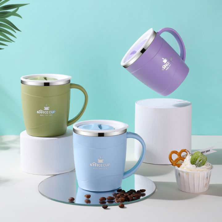 Milk Coffee Cup Stainless Steel Double Wall Thermal Insulated Water