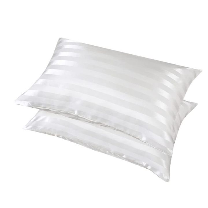 1Pair%20Pillow%20Covers%20Standard%20Size%20Easy%20to%20Clean%20Soft%20Texture%20Hotel%20Quality%20Stripe%202pcs%20Cases%20With%20Zipper%20-%20Image%202