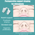 1 Pc Post-Rhinoplasty Nostril Support Silicone Rhinoplasty Shaping Nose Brace Face Nose Contouring Shaper. 