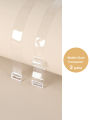 2/5 Pairs Clear Transparent Bra Straps for Women 10/15mm Invisible Anti-Slip Silicone Detachable Seamless Bra Strap Replacement.