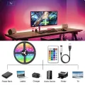 USB LED Strip Light 2835 RGB LED Lights 5V Bluetooth Flexible Ribbon Diode Tape Phone APP Control TV Backlights Room Decoration. 