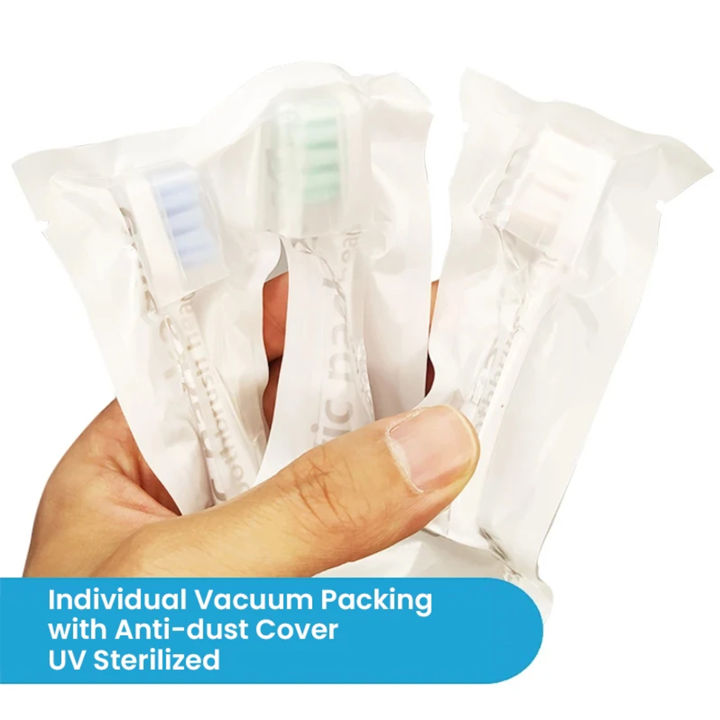 4pcs%20Replacement%20Brush%20Heads%20For%20%20Mijia%20T300/T500/T700%20Sonic%20Electric%20Toothbrush%20Soft%20Bristle%20Nozzles%20with%20Caps%20-%20Image%206