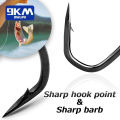 9KM 25Pcs Fishing Treble Hooks Triple Hooks Replacement Fishing Hooks High Carbon Steel for Freshwater Saltwater.