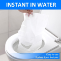 10Sheet Pack Disposable Toilet Seat Covers, Commode Seat Cover, Biodegradable for Travel Disposable Toilet Covers for Disposable Toilet Clean Hygienic Waterproof Portable Toilet Cover. 