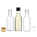 10PCS Mini Liquor Bottles 50ml Plastic Spirit Bottles Silver/ Gold/ Black Caps Alcohol Shot Bottles. 