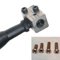 3/16in Double Flaring Tool Metal Handheld Brake Line Double Tool for Motorcycle Automotive Truck Brake Line Flaring Tool. 