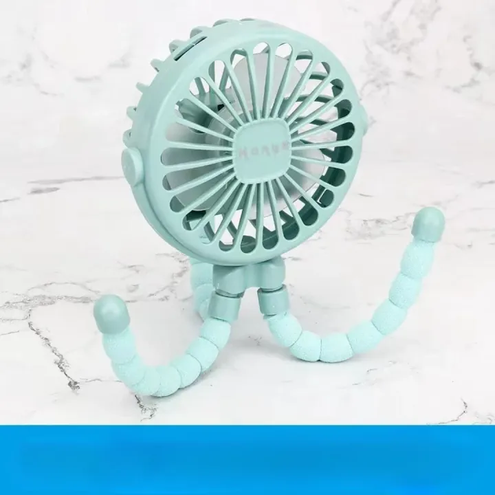 USB%20%20Handheld%20Folding%20Fan,Outdoor%20Baby%20Stroller%20Handheld%20Fan,%20Summer%20Mute%20Small%20Multifunctional%20Octopus%20Mini%20Fan%20-%20Image%205