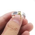 Anime JoJo's Bizarre Adventure Rings Kujo Jotaro Adjustable Opening Ring Unisex Cosplay Jewelry Accessories For Friends Gift. 