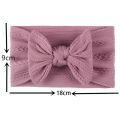 Headwrap Newborn Baby Headband For Girls Elastic Knit Children Turban Baby Cute Bows Soft Nylon Kids Headwear Hair Accessories. 