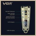 VGR Vintage Hair Trimmer Professional Hair Clipper Electric Hair Cutting Machine LED Display 0mm Barber Trimmer for Men V-901. 