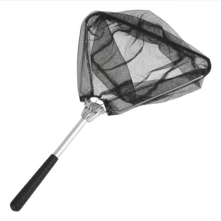 1pc Heavy Duty Folding Fishing Landing Net - 5.91FT/7.87FT Pole Handle For Kayak, Fly, Catfish, Bass, Crab & Trout!