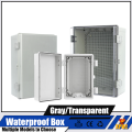 Waterproof IP66 ABS PC Hinged Plastic Enclosure Outdoor Electrical Power Junction Box Distribution Box.