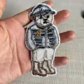 Cartoon Teddy Bear Sequence Iron On Patches,kids Embroidery Applique Badge Patch,Heat Transfer Stickers For T shirt,Clothing.