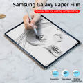Paper Feel Screen Protector for Tab S6 Lite A9 Plus S9 A8 A7 Lite Painting Write Matte PET Paper Feel Film.