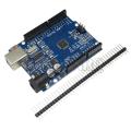 UNO R3 Development Board ATMEGA328P CH340 / ATEGA16U2 Compatible For Arduino R3/R4 UNO Proto Shield Expansion Board With Cable. 