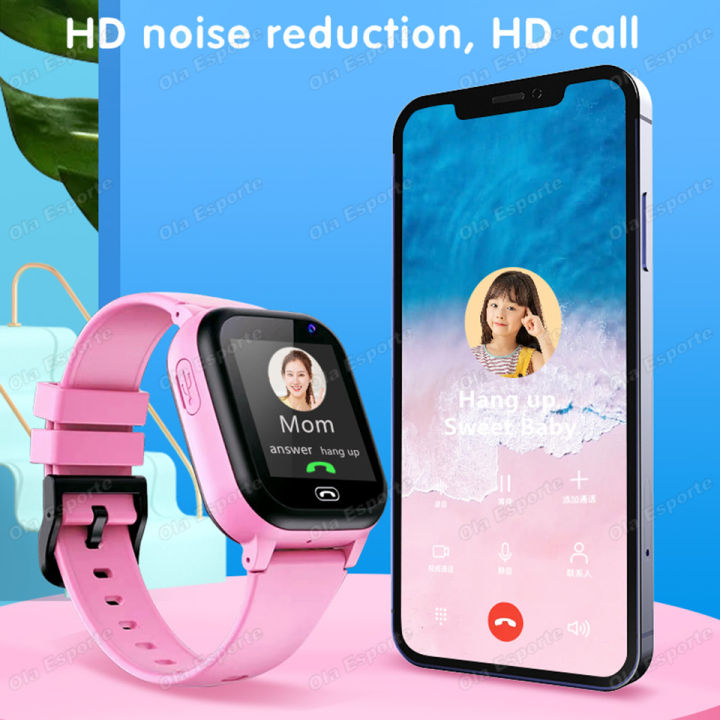Children's%20Smartwatch%20Boy%20and%20girl%20HD%20Call%20LED%20Flashlight%20SOS%20LBS%20Location%20Waterproof%20%20Alarm%20Clock%20Step%20Count%20Smart%20WatchHT30%20-%20Image%204