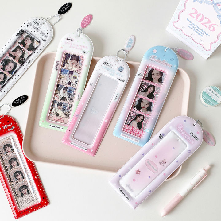Girl%20Transparent%20Hollow%20Out%20Life%20Four%20Grid%20Card%20Holder%20%20Bag%20Pendant%20Display%20Card%20Case%20Photobooth%20Card%20Sleeve%20-%20Image%203