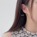 [Genuine silver certified] suwann.na.shop [price per pair] real silver earring hoop earrings Silver. 
