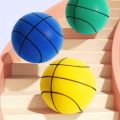 Bouncing Mute Ball Indoor Silent Basketball 18cm Foam Basketball Silent Soft Ball Bounce Basket Ball Toy Kids Sports Games . 