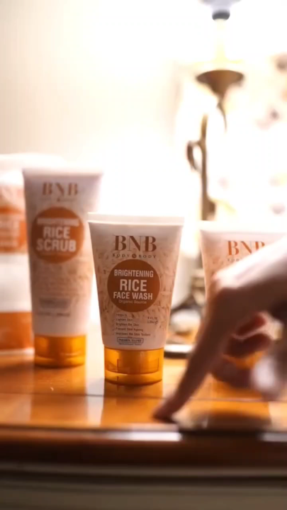 BNB Rice Facial Kit Organic – Complete BNB Kit with BNB Scrub, BNB Mask & BNB Facewash – BNB Rice Kit – Original BNB Products